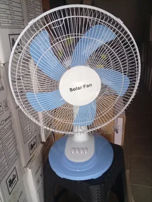 Rechargeable Solar Table Fan With Panel