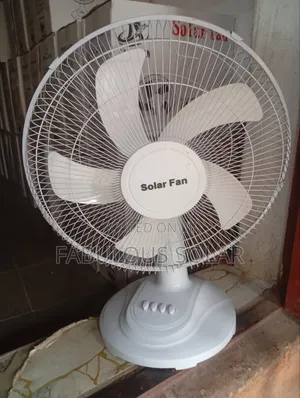 Rechargeable Solar Table Fan With Panel