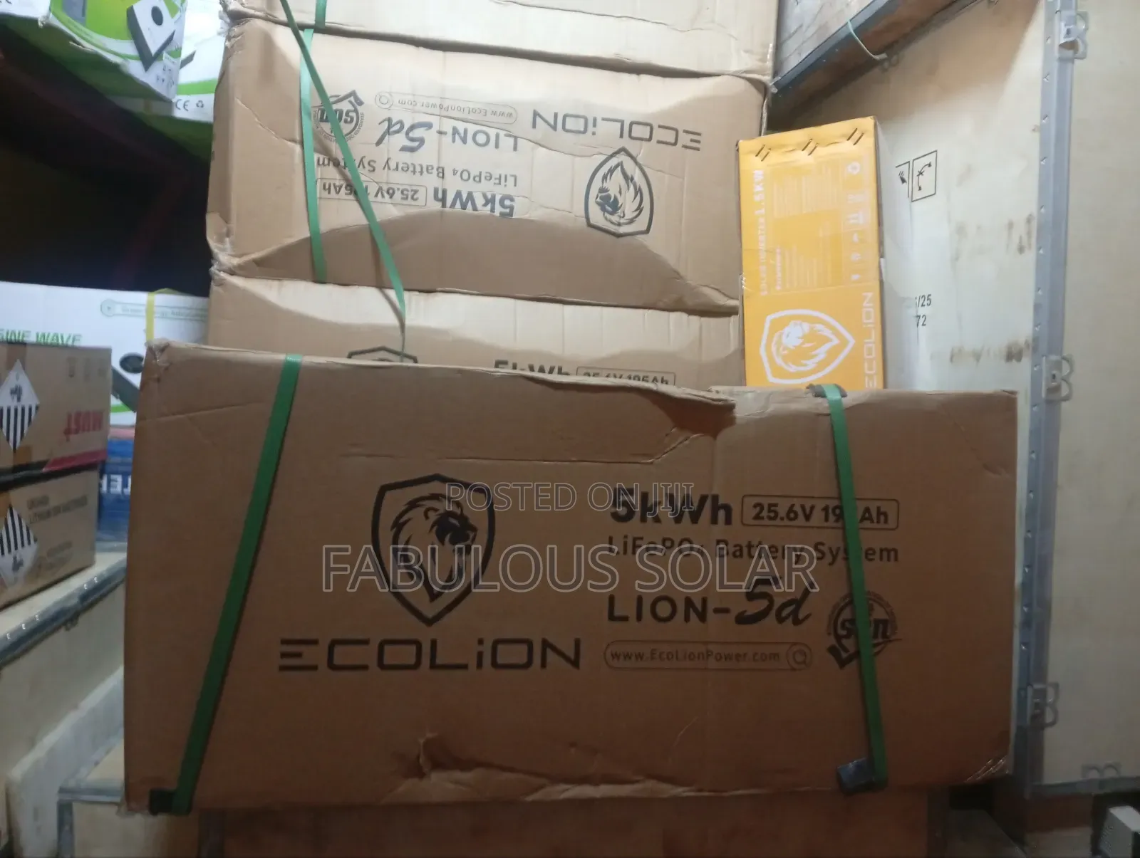 5kwh 24v Ecolion Solar Lithium Battery