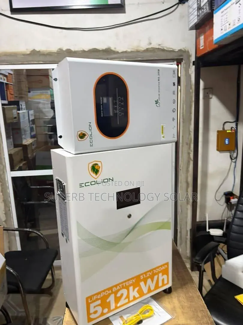 5.12kwh Ecolion Lithium Battery Available 48v