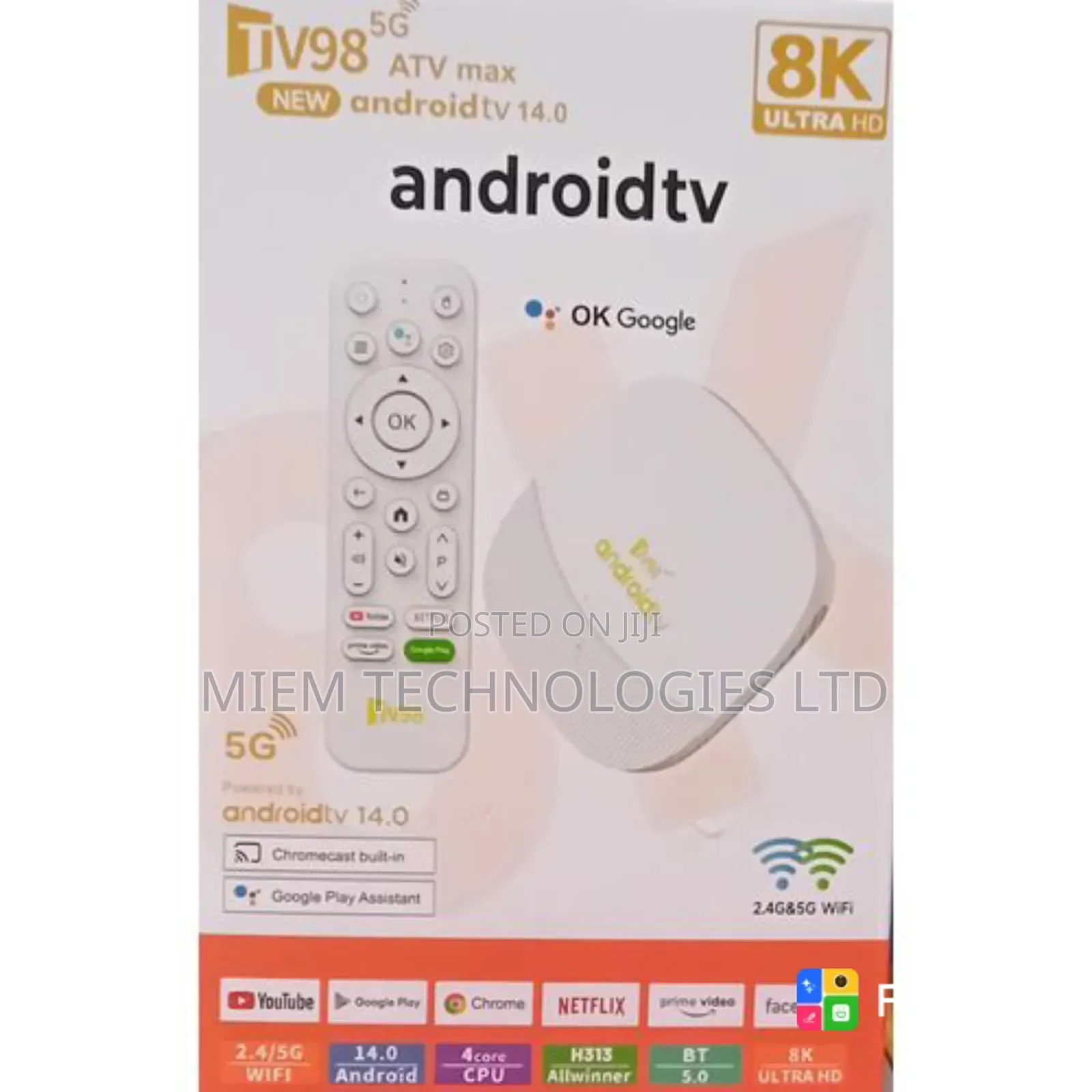 Android TV Box (256gb ROM, 8gb RAM)