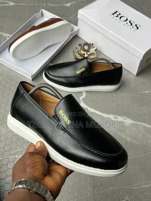 High Quality Boss Men's White Sole Loafers