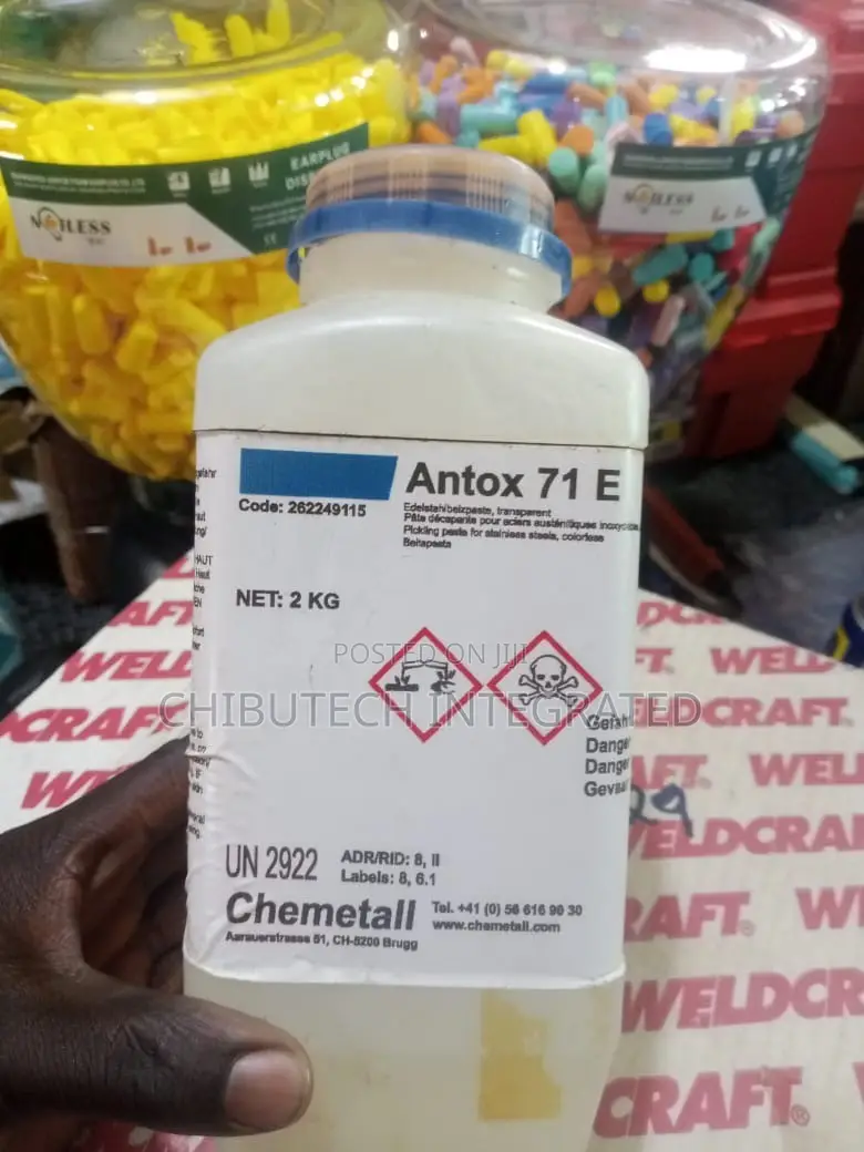 Antox 71 E, a 2 Kg Stainless Steel Pickling and Passivation Paste
