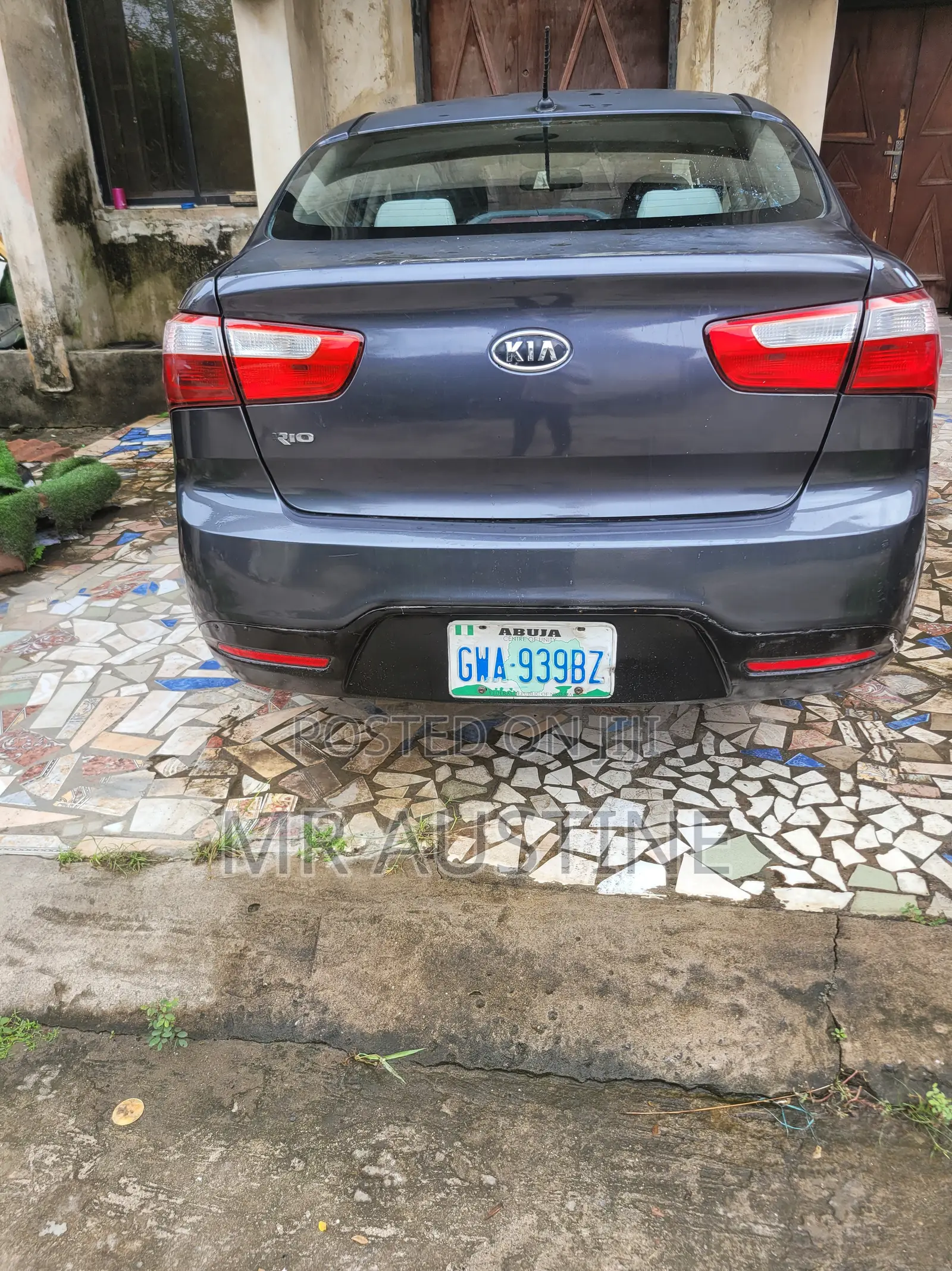 Kia Rio 2012 Gray