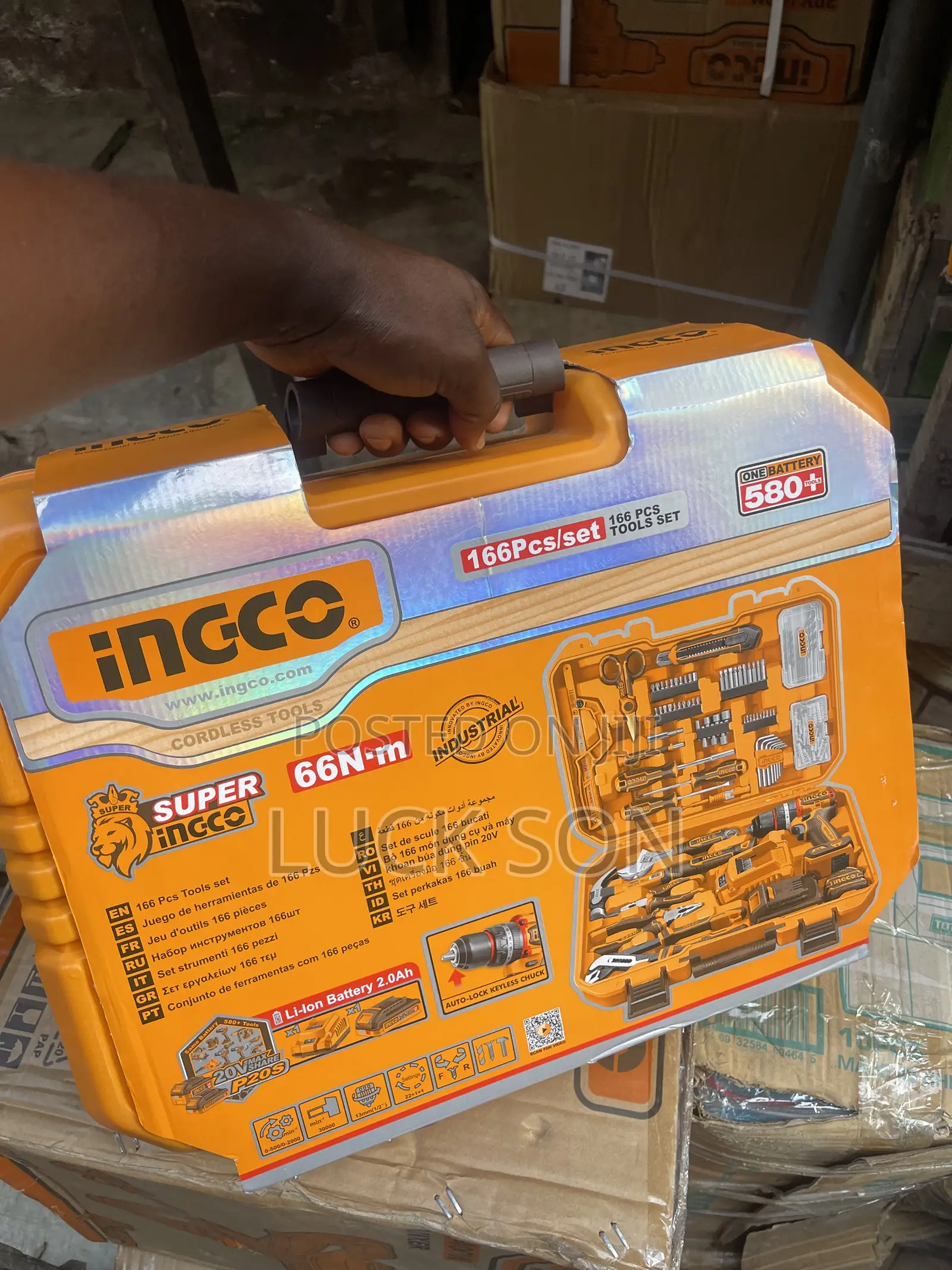 166 PCS Electrical Tools Set