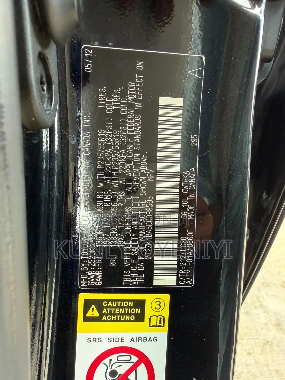 Lexus RX 350 AWD 2013 Black