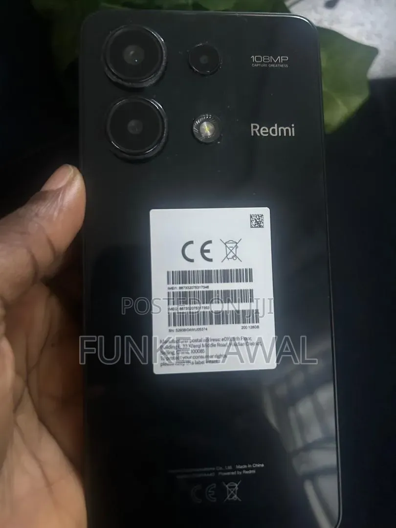 Xiaomi Redmi Note 14 4G 128 GB Black