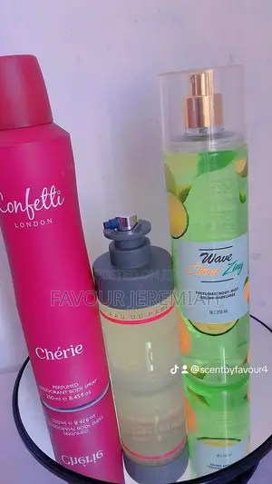 Scent by Favour: Long Lasting Perfumes and Body Sprays