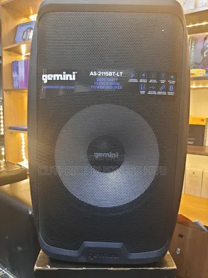 Gemini 15 Inch 2 Way Active Bluetooth Loudspeaker Package With Light