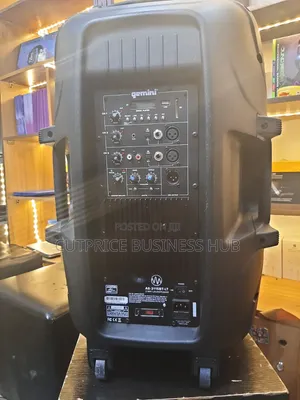 Gemini 15 Inch 2 Way Active Bluetooth Loudspeaker Package With Light