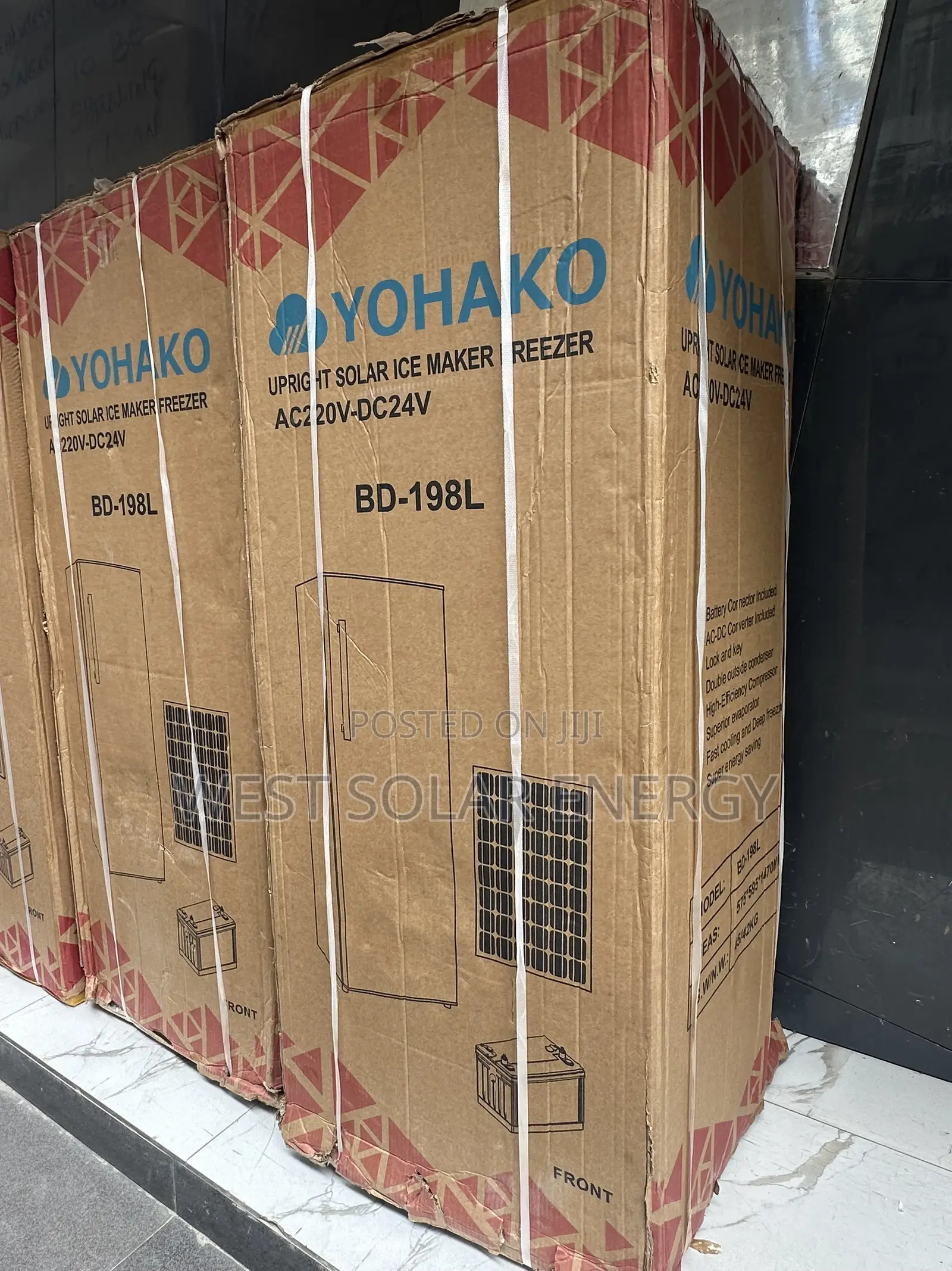 198L Yohako Upright Ice Maker Freezer