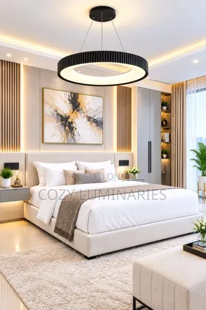 Modern LED Ring Pendant Light 50cm