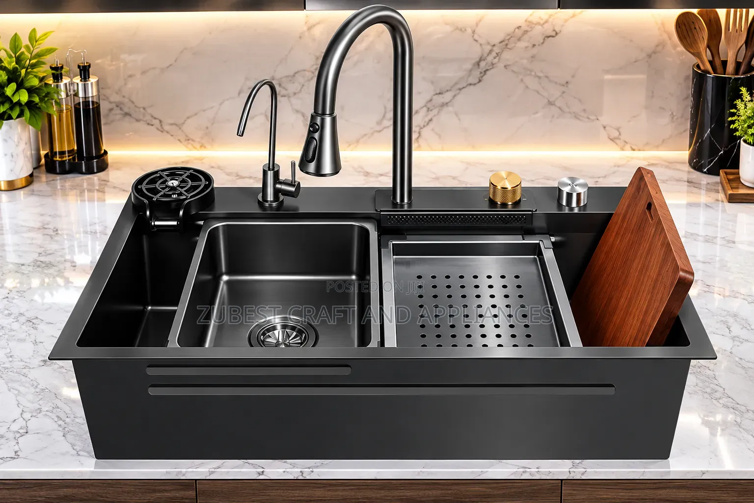 Multipurpose Sink Black