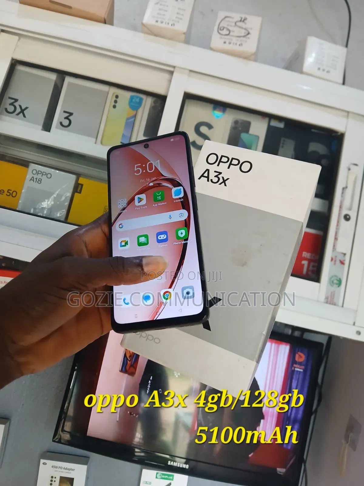 Oppo A3x 128 GB Blue