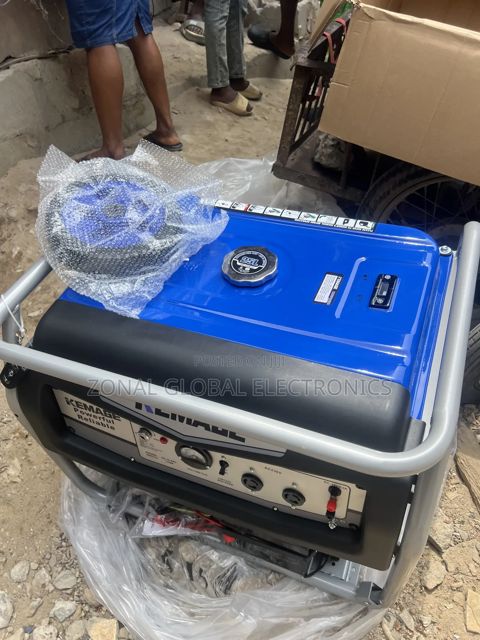 Kemage 58000E2R 5.5KVA Remote Control & Key Starter Generator