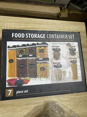 6 Pieces Food Storage Containers Set With Led