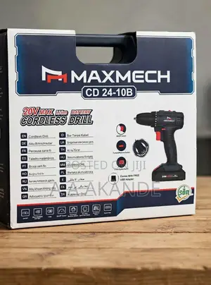 Maxmech Cd 24-10b 20v Max Li-Ion Battery Cordless Drill