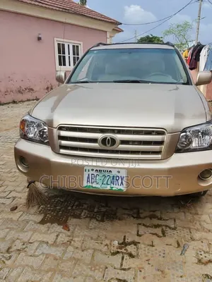 Toyota Highlander 4x4 2007 Gold