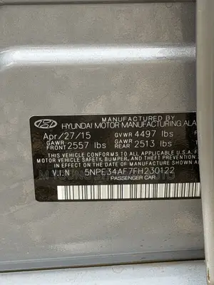 Hyundai Sonata SE 2016 Silver
