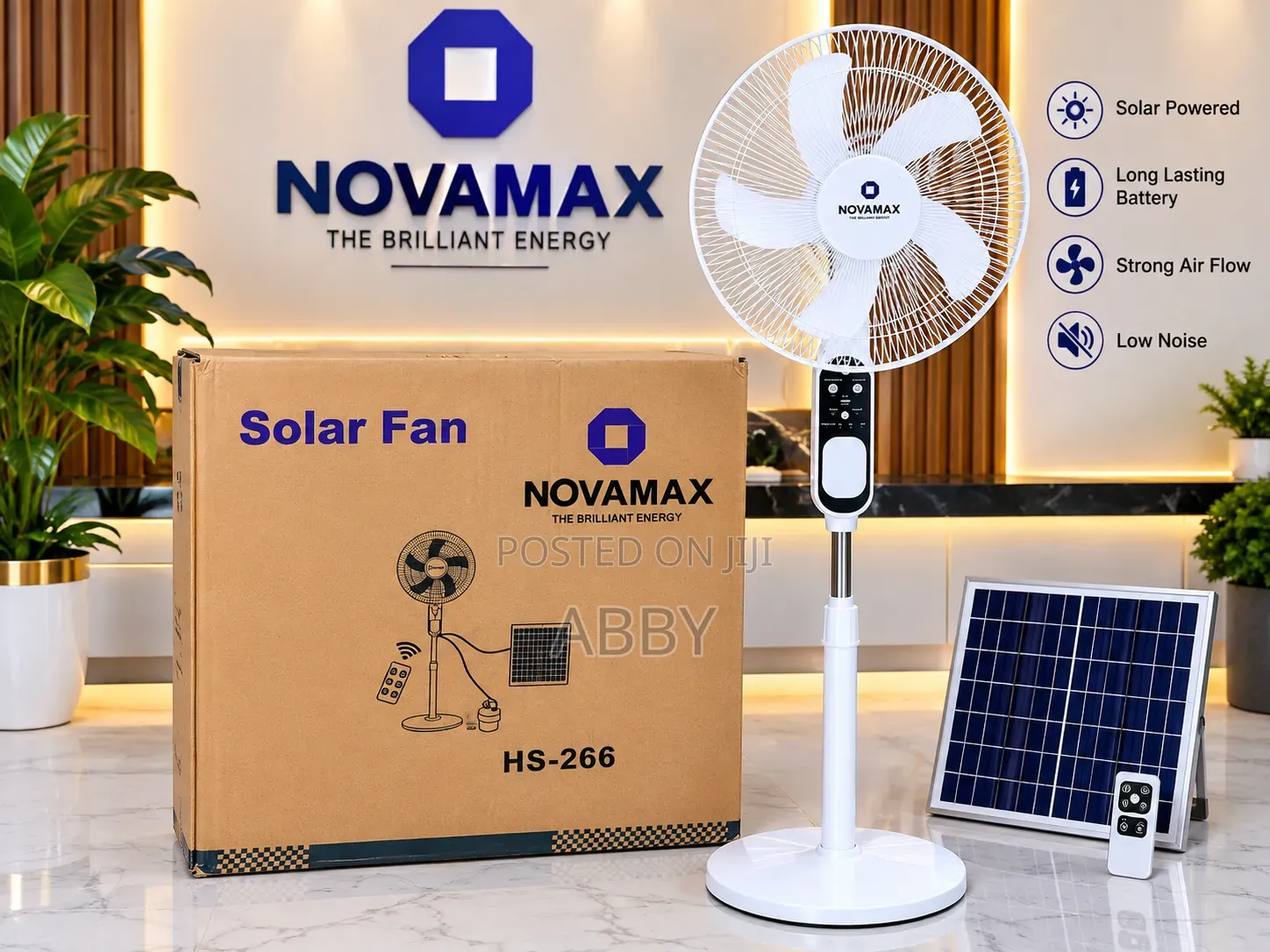 Solar Rechargeable Fan With Bulb 