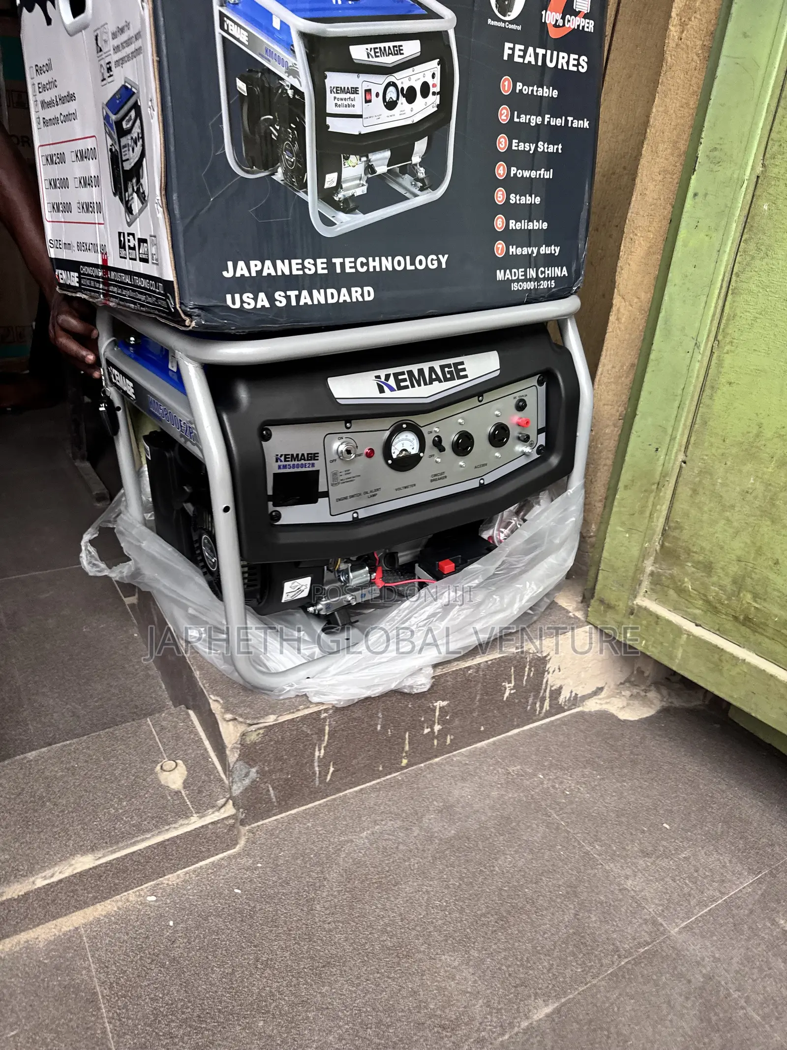 4.5kva KEMAGE Generator Model 5800