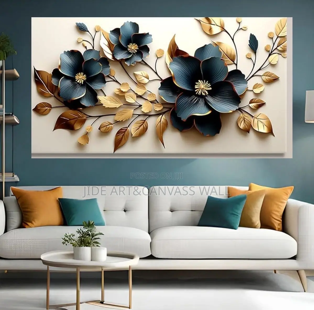 Modern Wall Art Flowers Decor