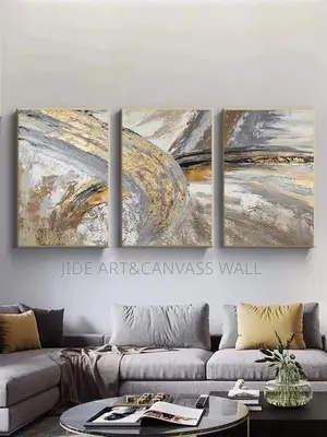 Split Modern Abstract Wall Art Decor