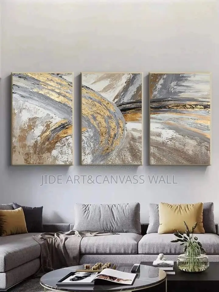 Split Modern Abstract Wall Art Decor