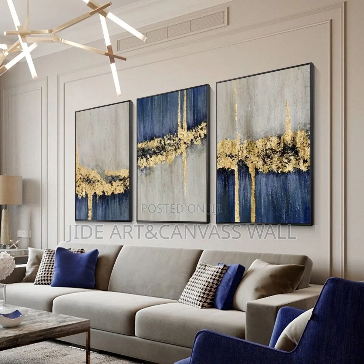 Split Modern Abstract Wall Art Decor