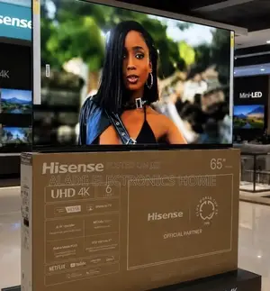 Hisense 65” UHD 4K Smart TV. (Dobly Vision HDR). 10yrs Waranty