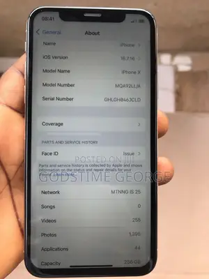 Apple iPhone X 256 GB White