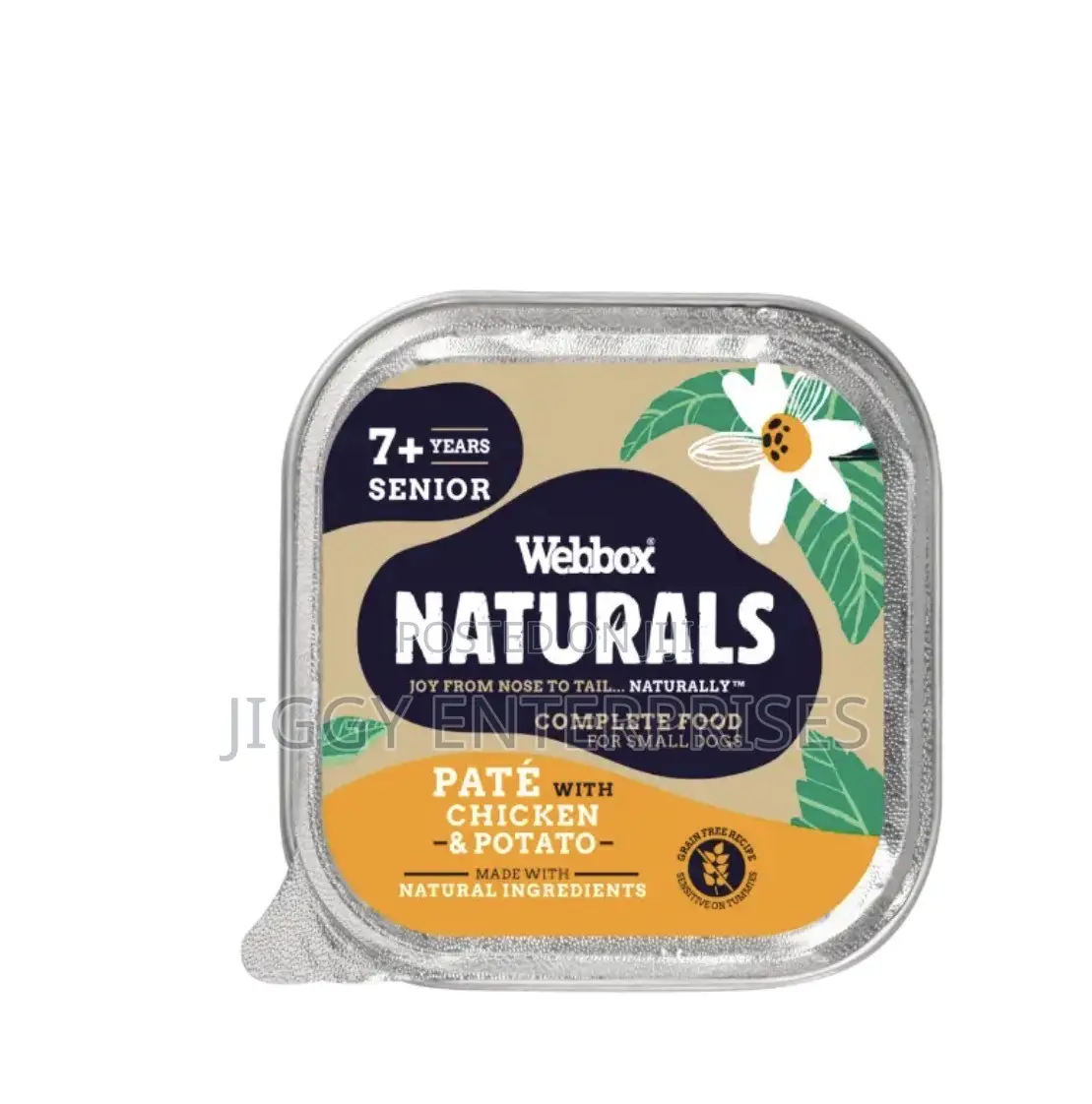 Webbox Natural Pate Chick/Potatoes Senior