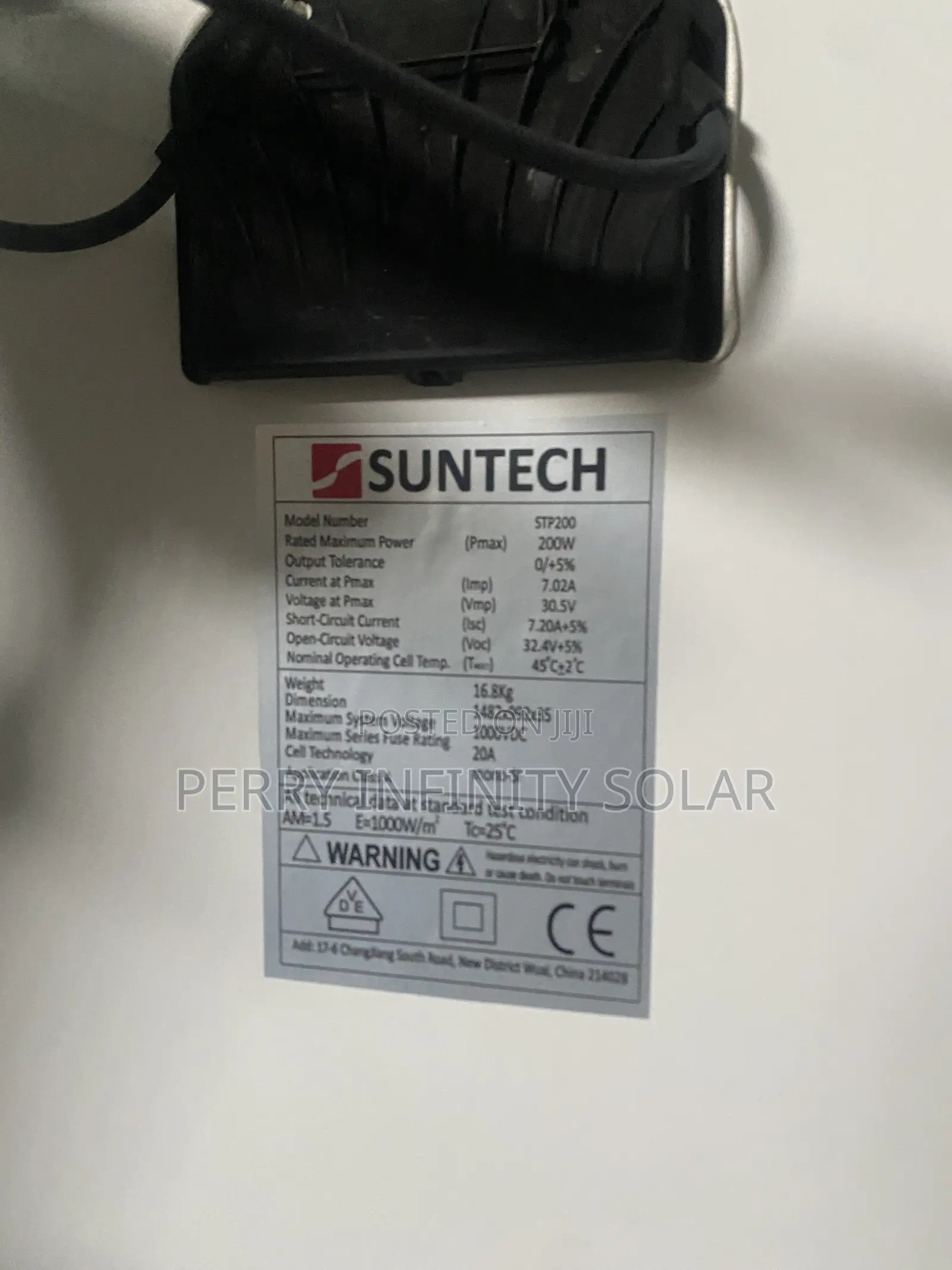 Sun Tech 200W Solar Panel – Brand New High Efficiency