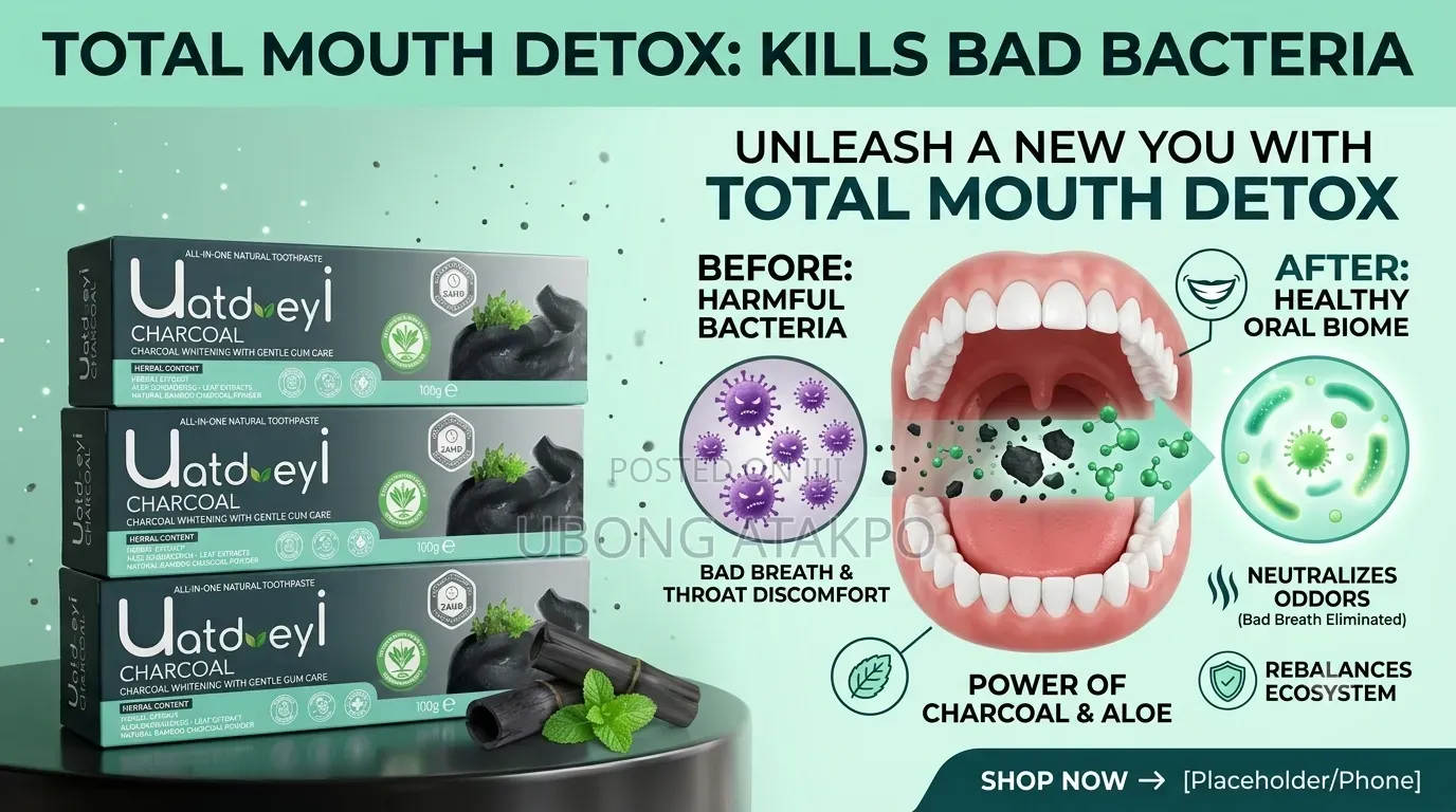 Uatd Eyi Charcoal Toothpaste.