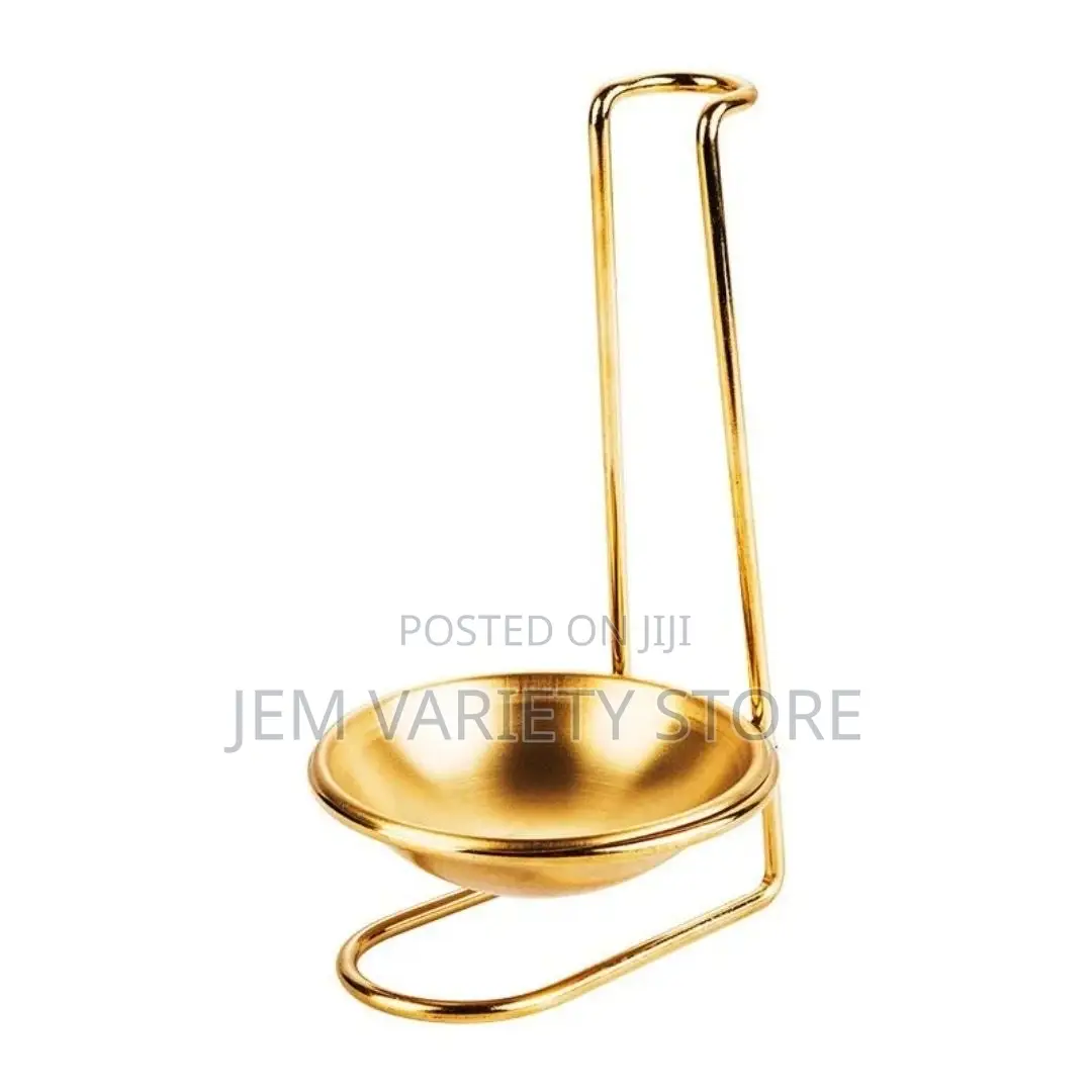 Stainless Steel Gold Single Spoon Rest