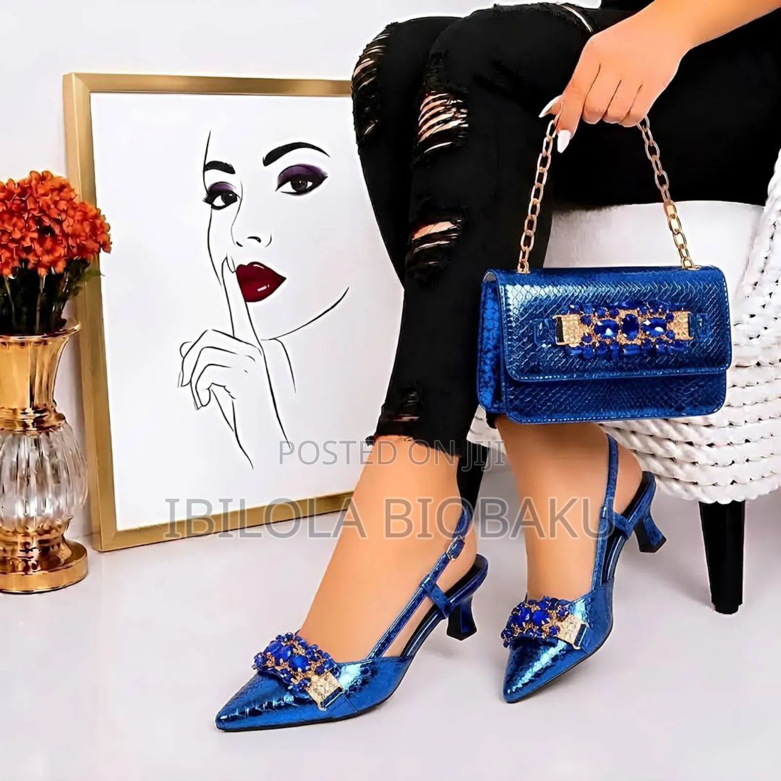 Classy Purse and Shoe Set