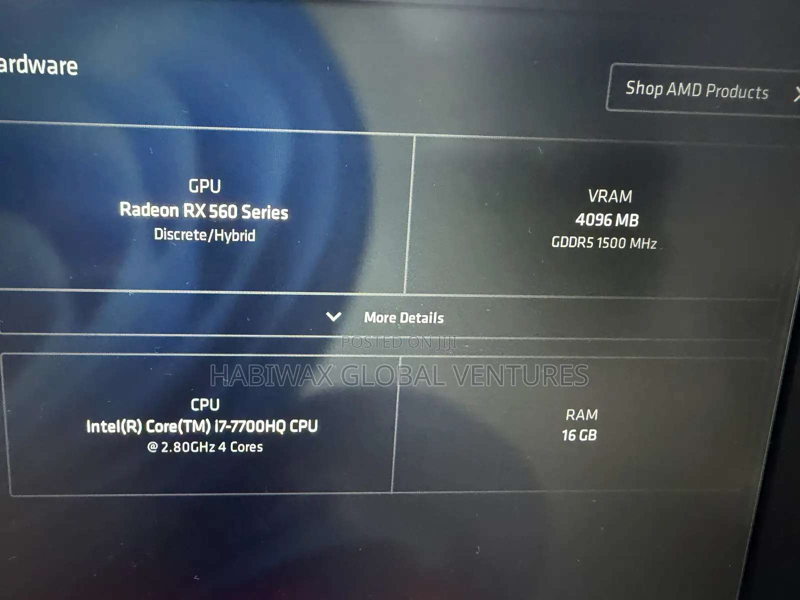 Laptop HP Omen 15 16GB Intel Core i7 HDD+SSD 256GB