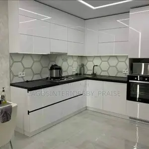 High Gloss Kitchen Cabinet Set - Modern Kitchen Design & Installation