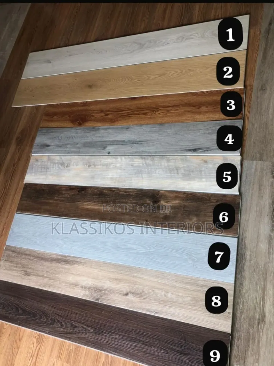 Click-Lock SPC Rigid Core Flooring Planks (Sold Per SQM)