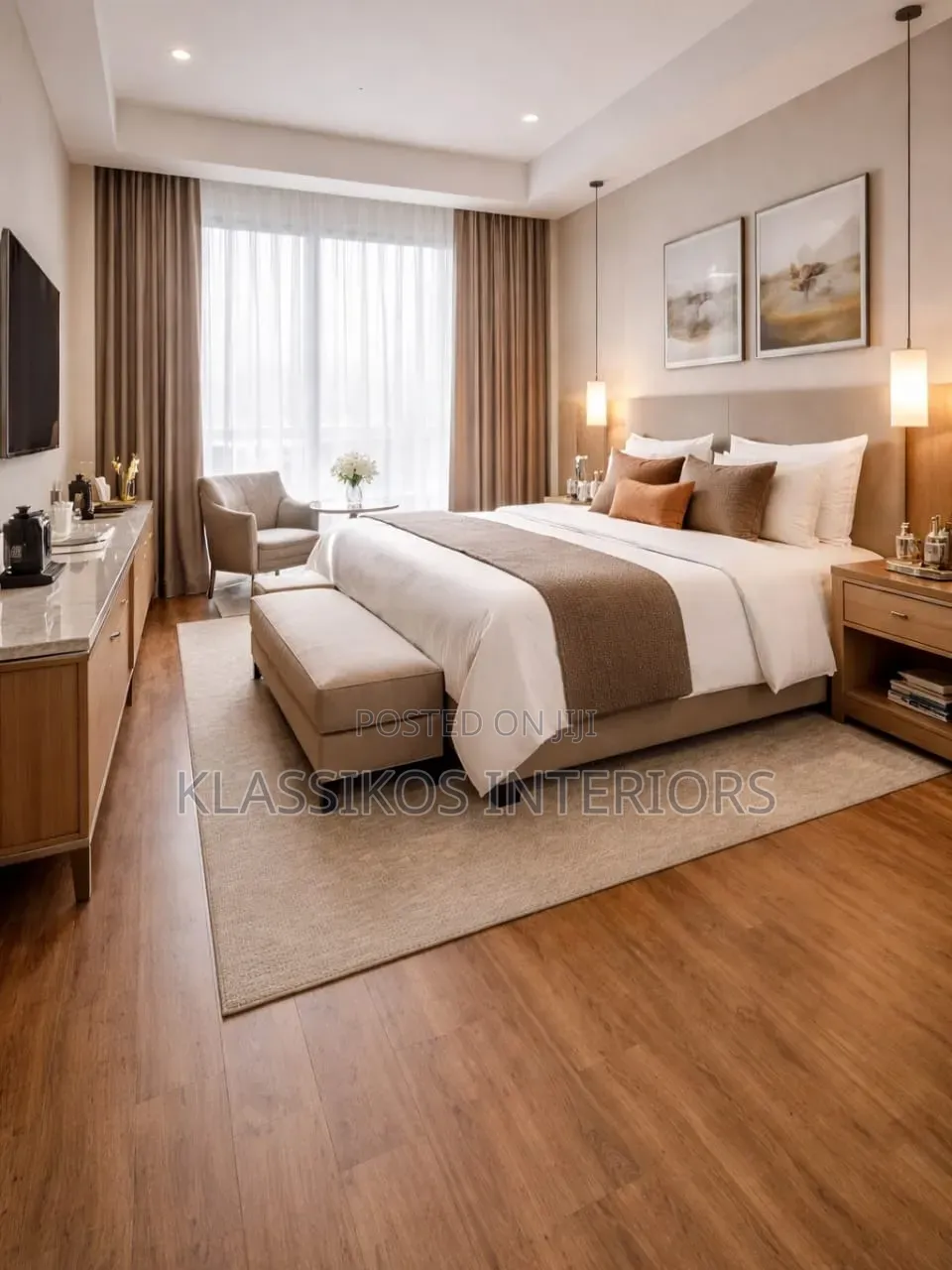 Click-Lock SPC Rigid Core Flooring Planks (Sold Per SQM)