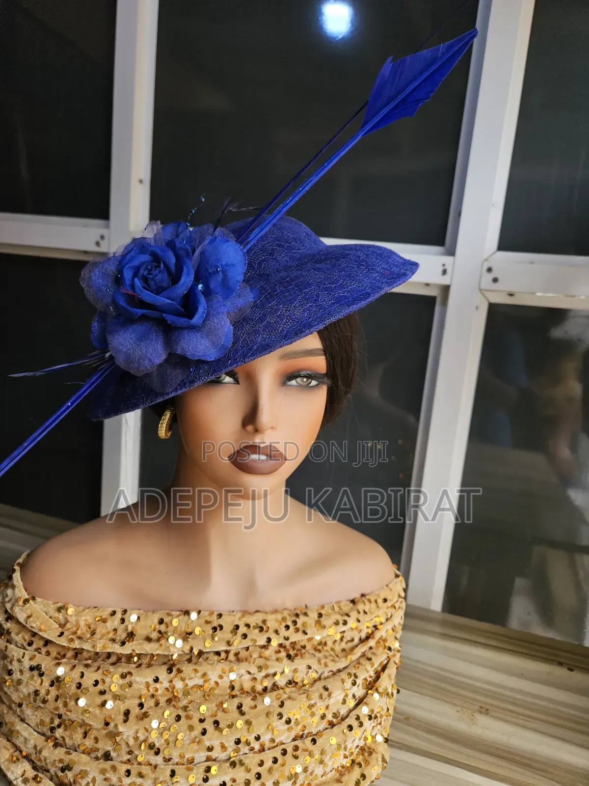 Classy Blue Fascinator