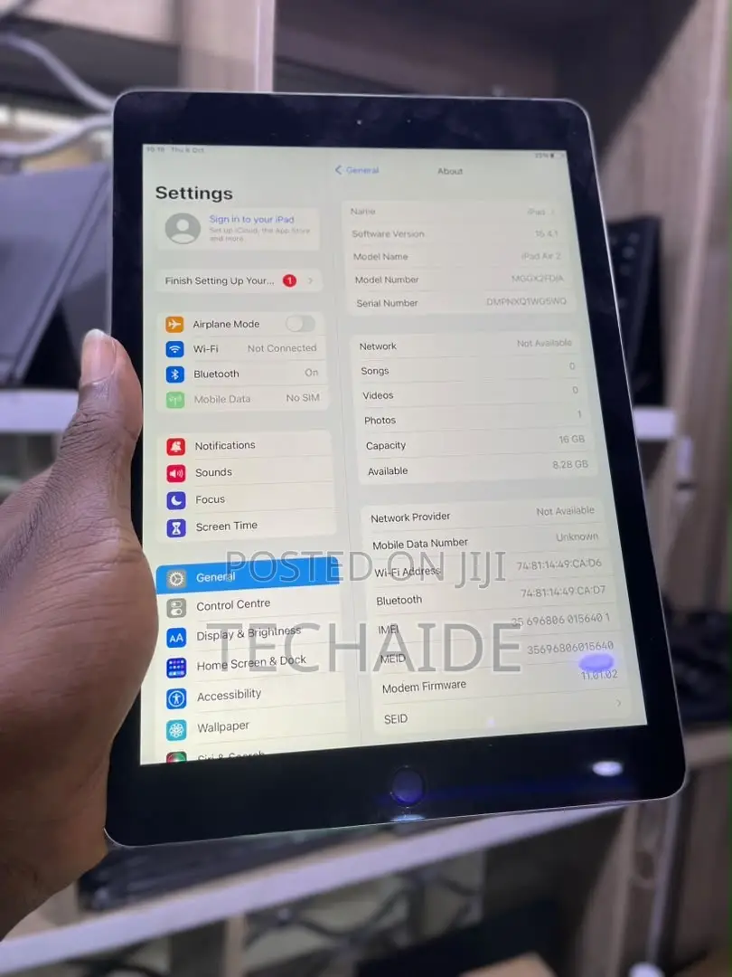 Apple iPad Air 2 16 GB Silver