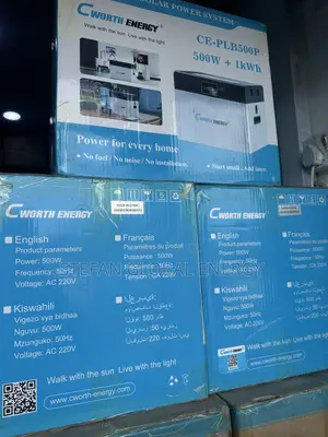 1kwh .500w Output Cworth Solar Generator