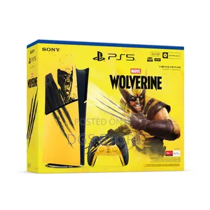 PS5 Digital Edition Marvel's Wolverine Battle Yellow Console Limited