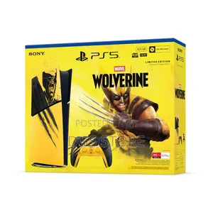 PS5 Digital Edition Marvel's Wolverine Battle Yellow Console Limited