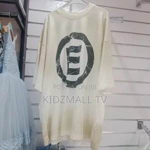 Oversized Cream Graphic T-Shirt