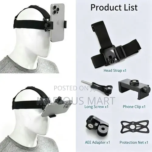 Head Bound Phone Holder