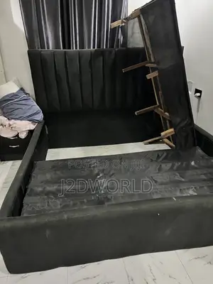 6x6 Bed Frame + 2 Bed Side Drawers