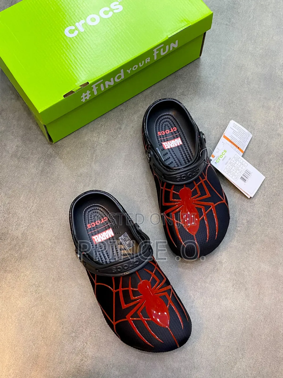 High Quality Spider Man Crocs