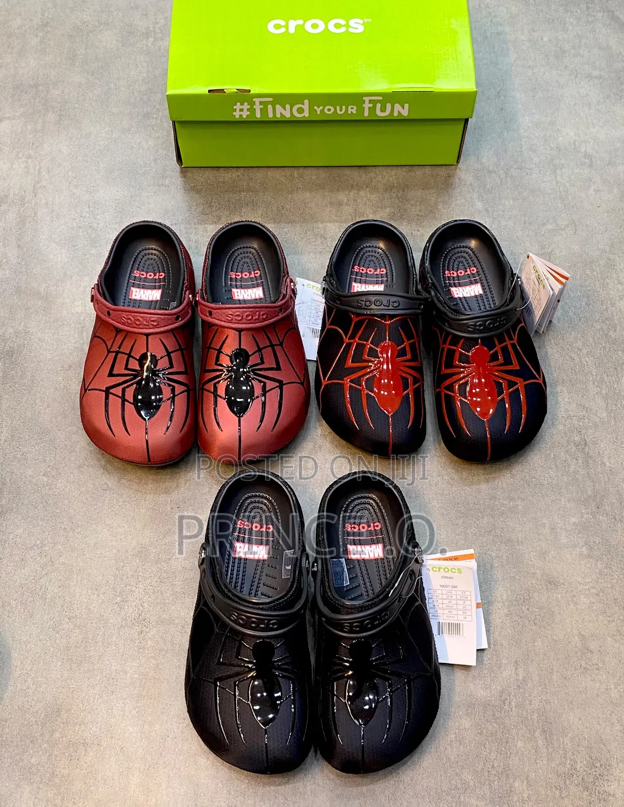 High Quality Spider Man Crocs